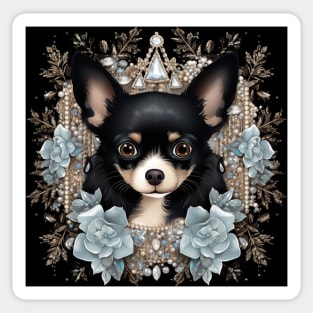 Black Cihihuahua Sticker